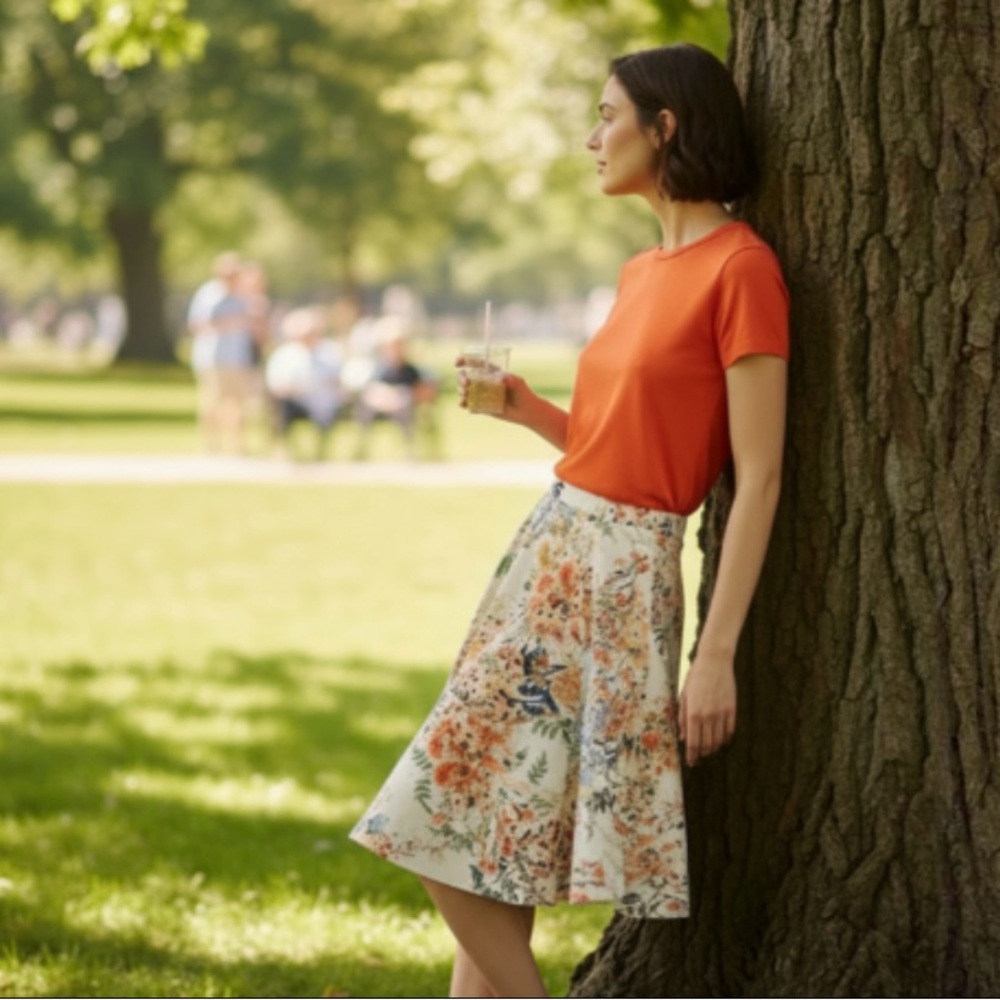 Ranna Gill by Anthropologie Jardin Botanical Skirt - Picture 2 of 14
